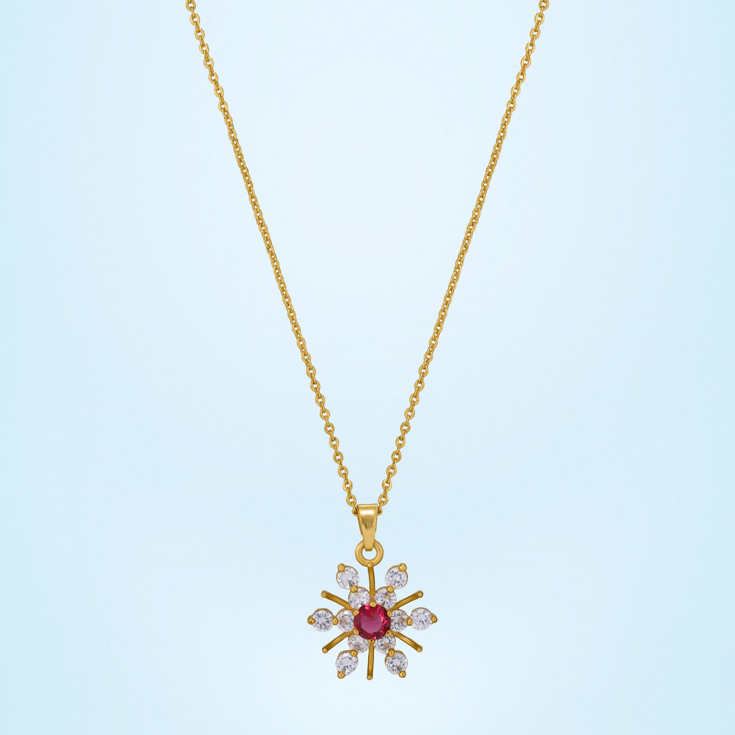 radiant starburst pendant
