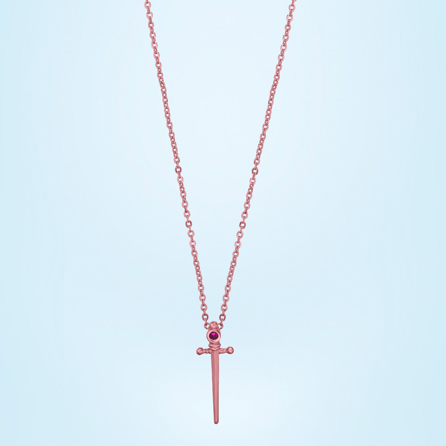 rose gold guardian pendant