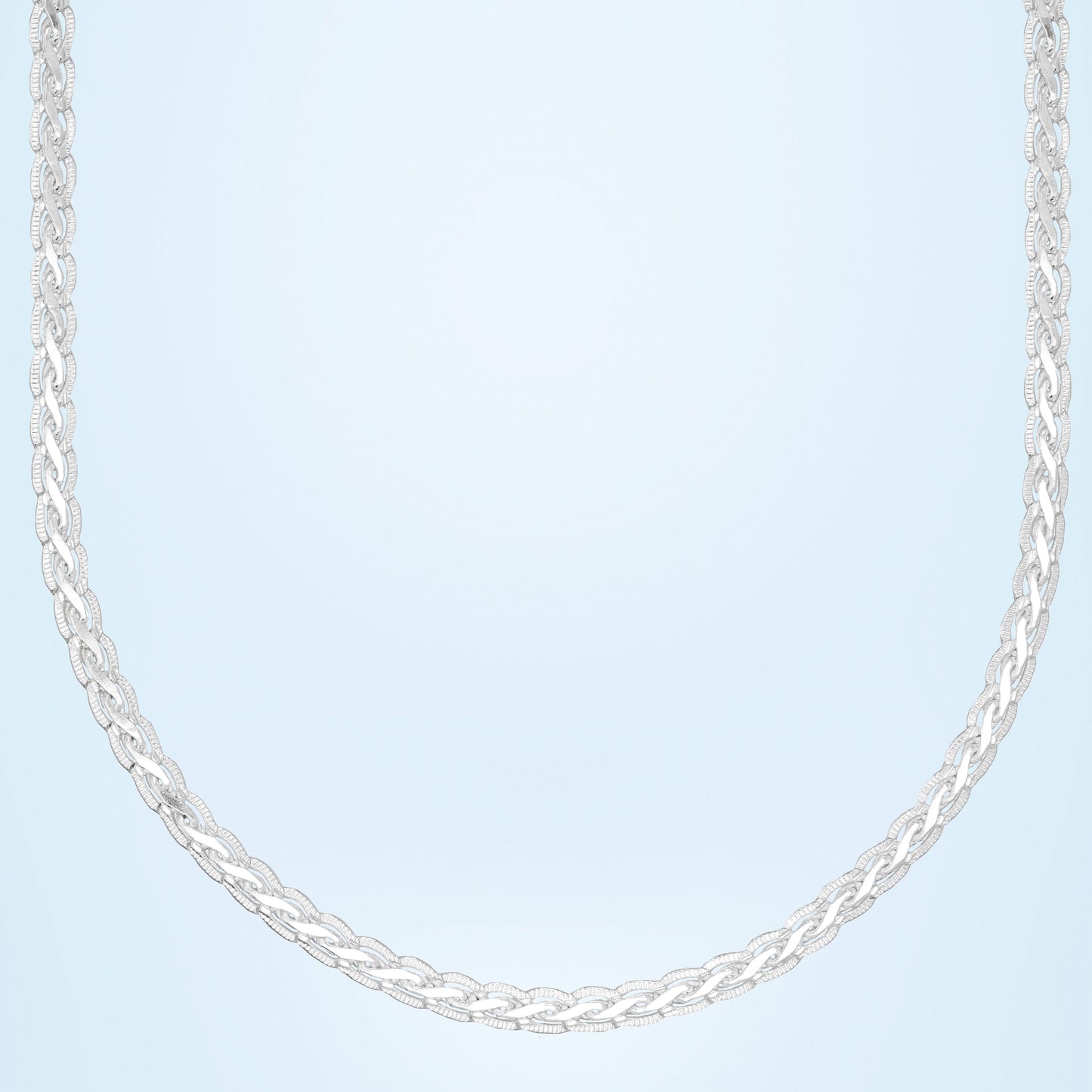 beauty simplicity silver chain