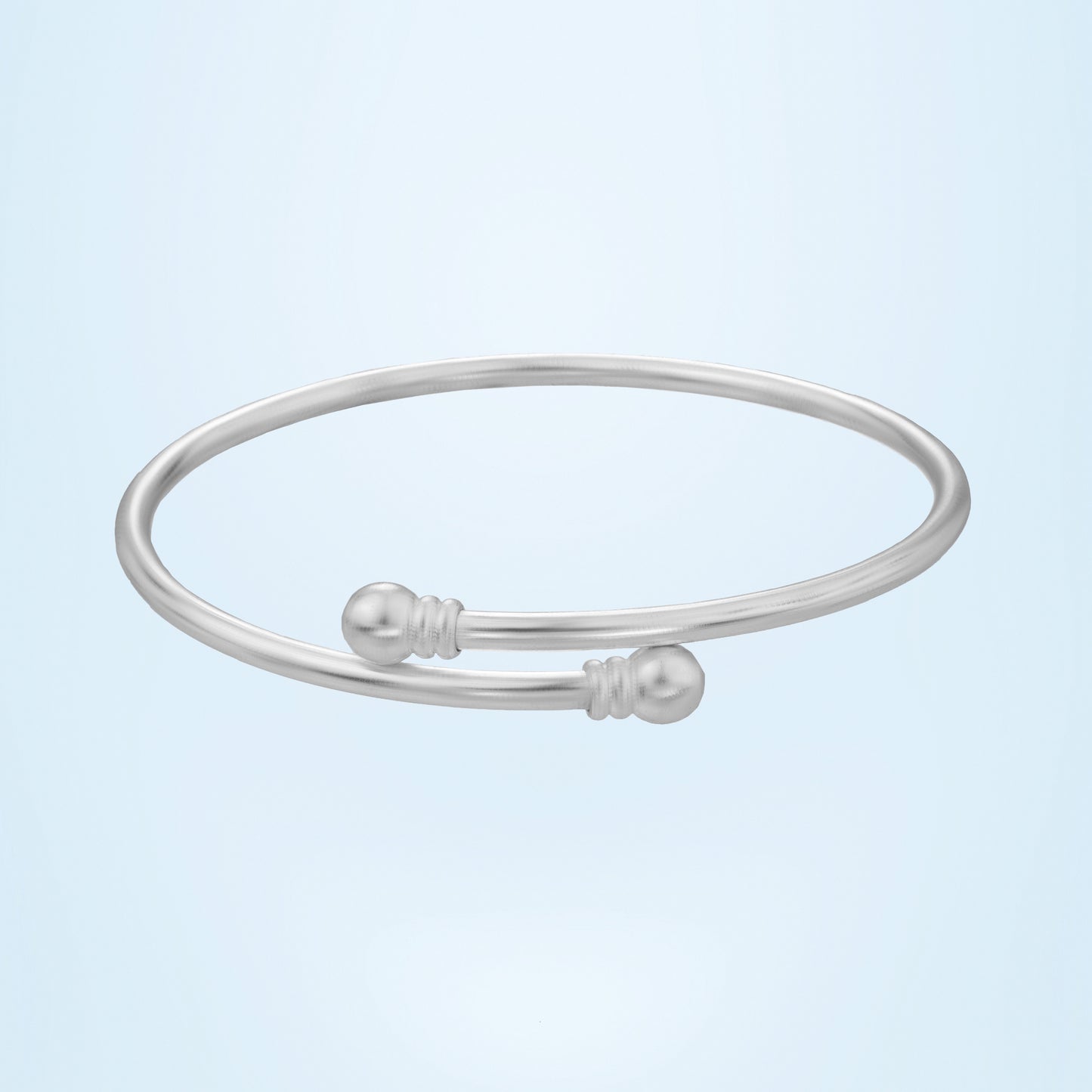 silver bang men's bracelet