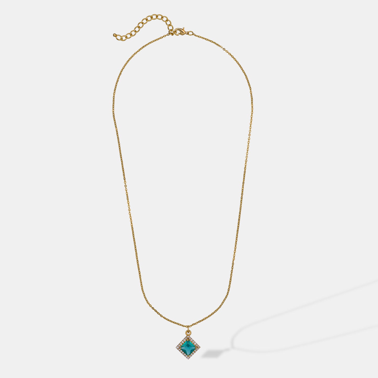 green sapphire radiance pendant