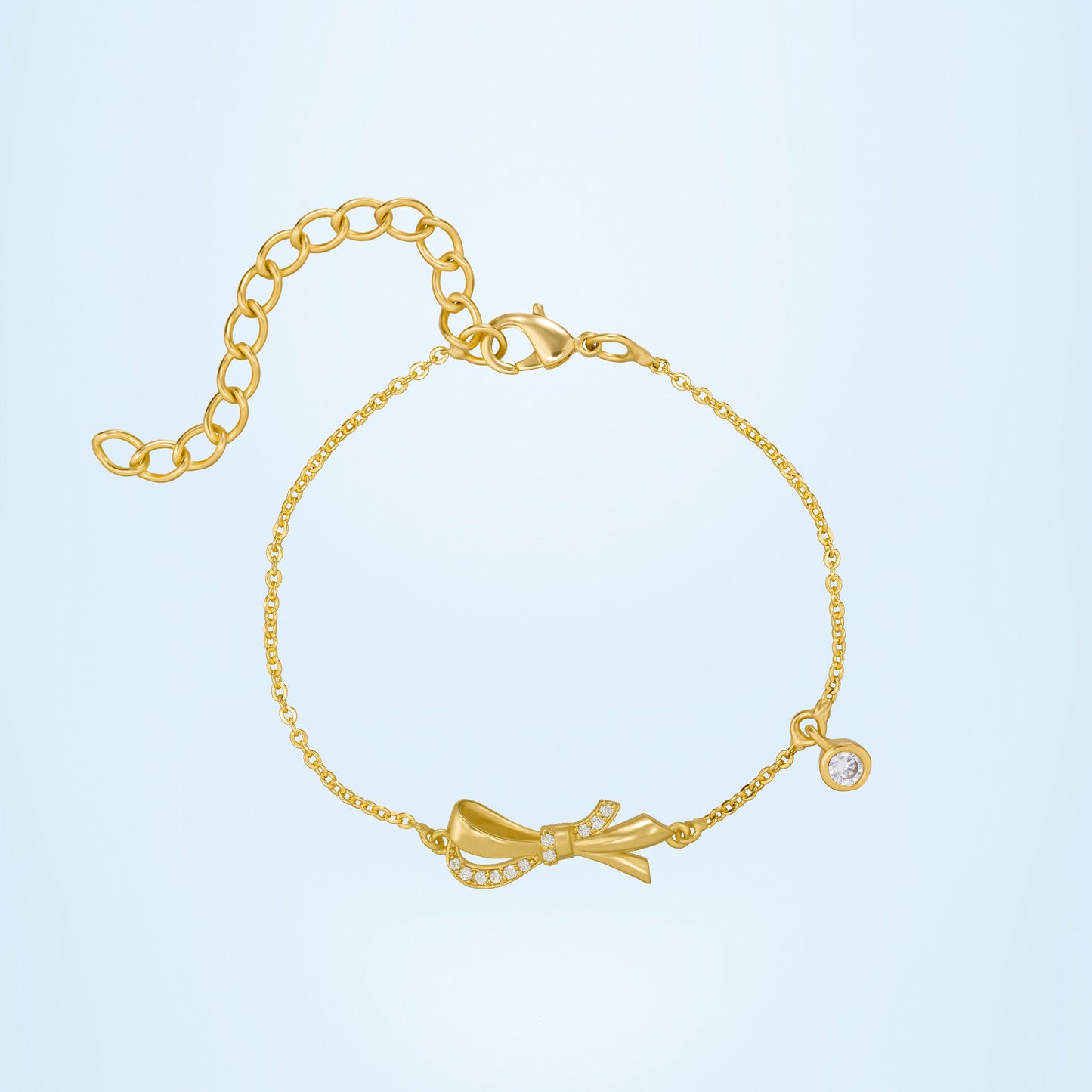 red grace bow bracelet