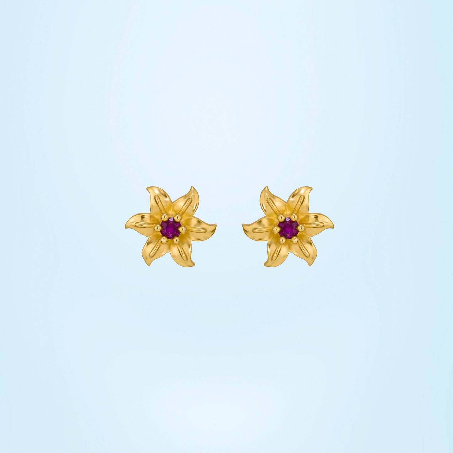 blooming star studs