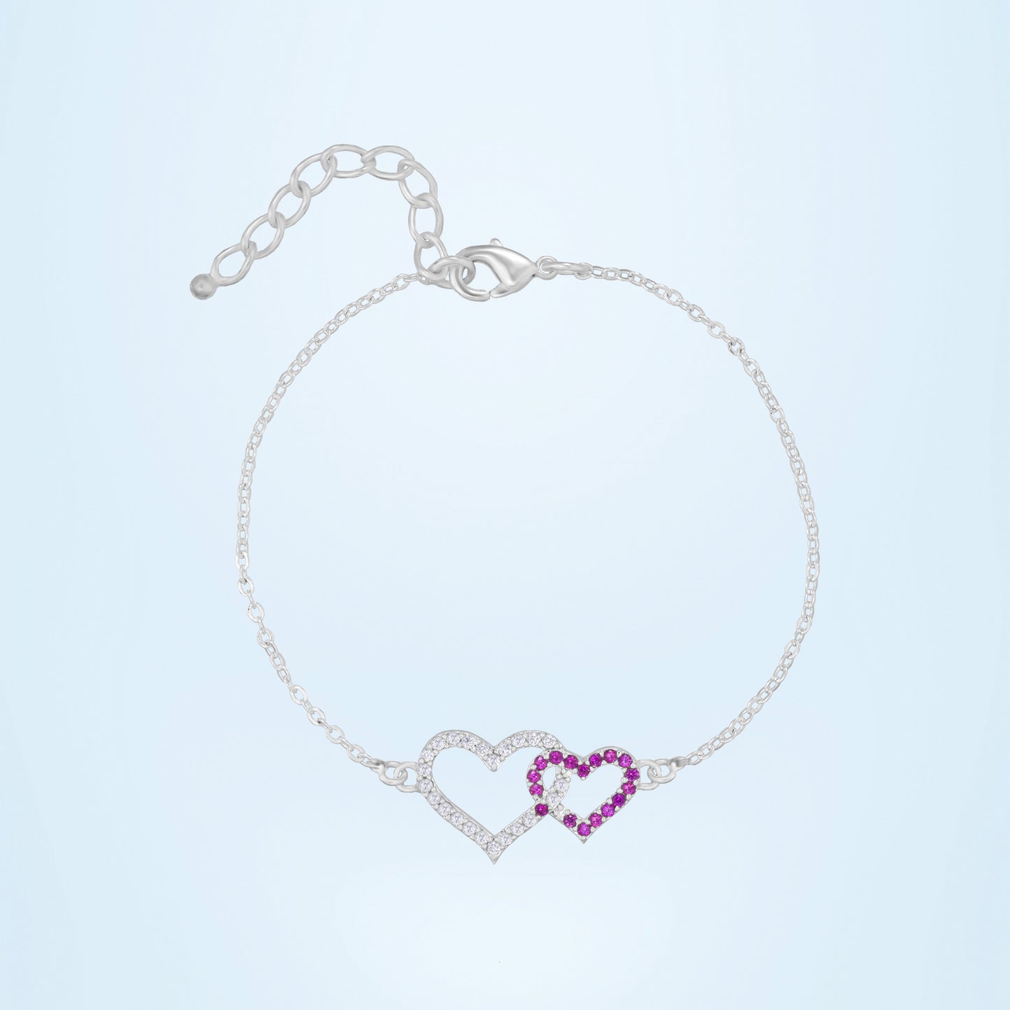 silver intertwined bracelet