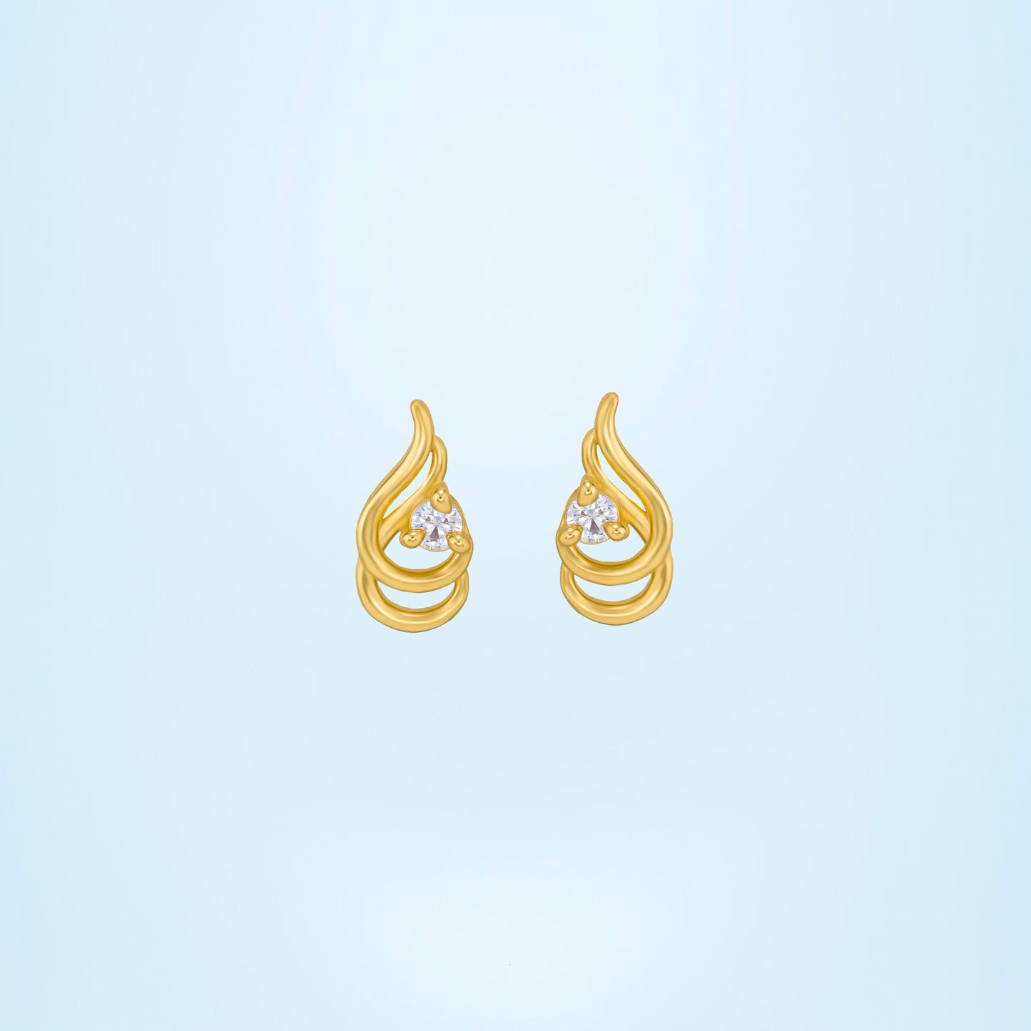 whispering flame earrings