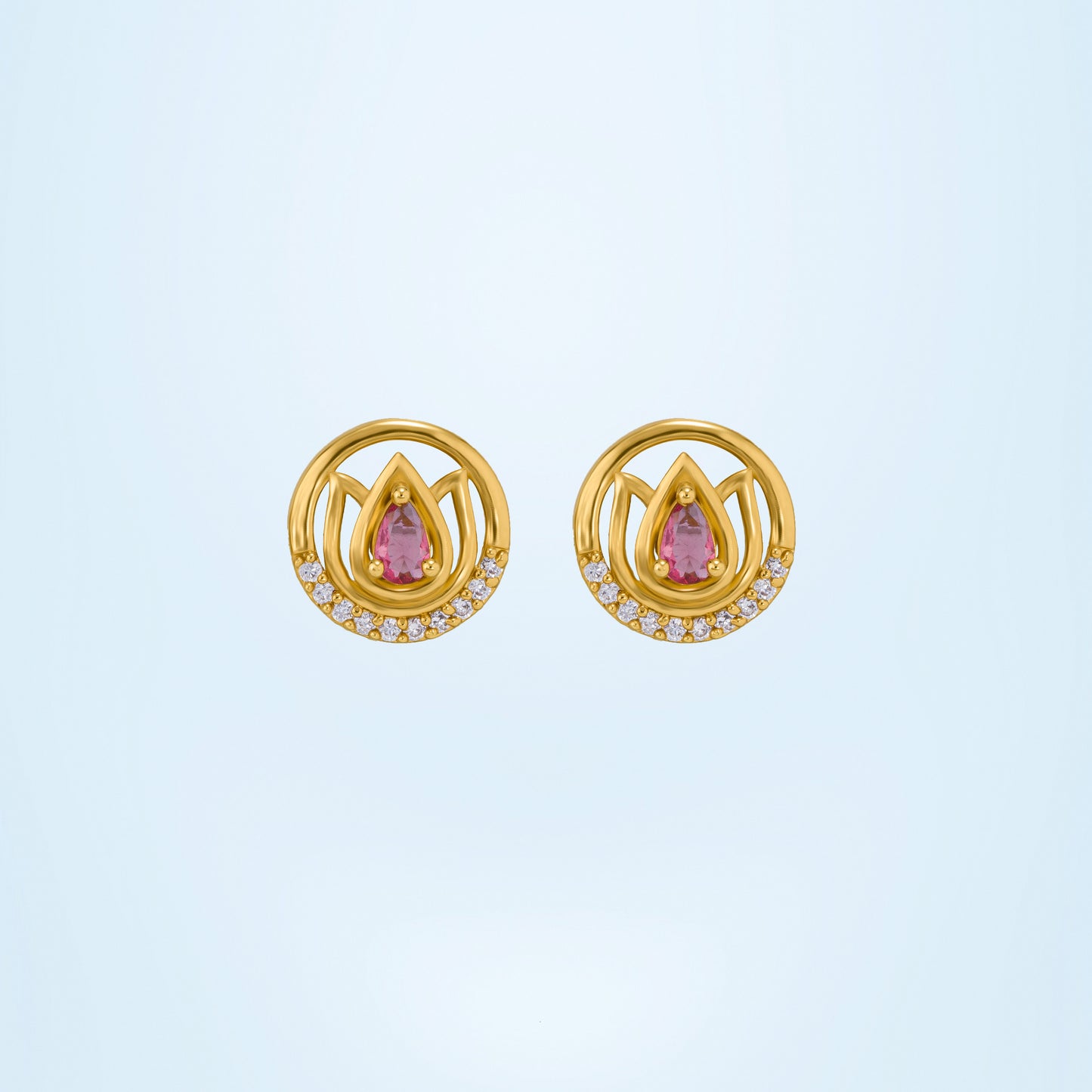 lotus blossom studs