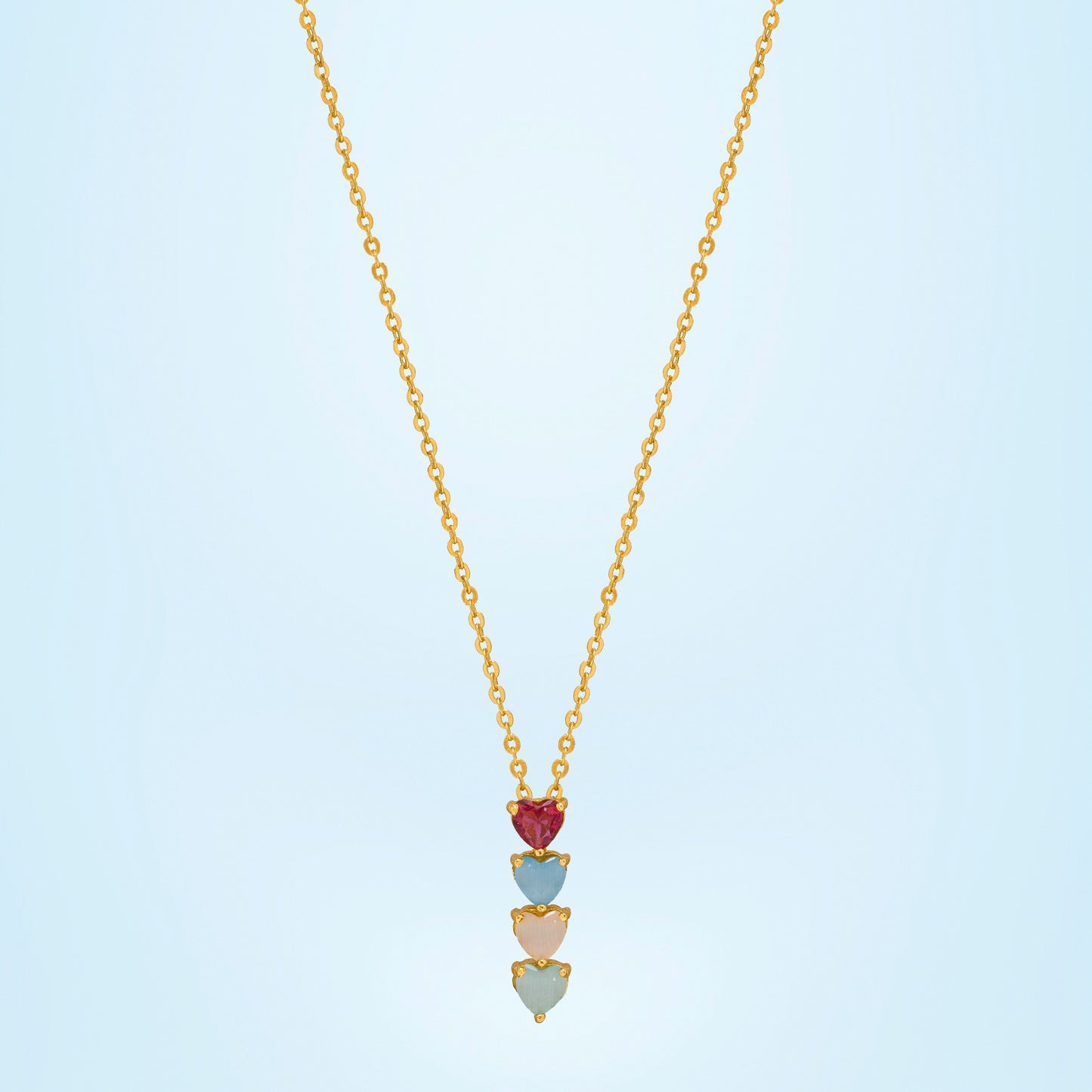 aurora heart necklace