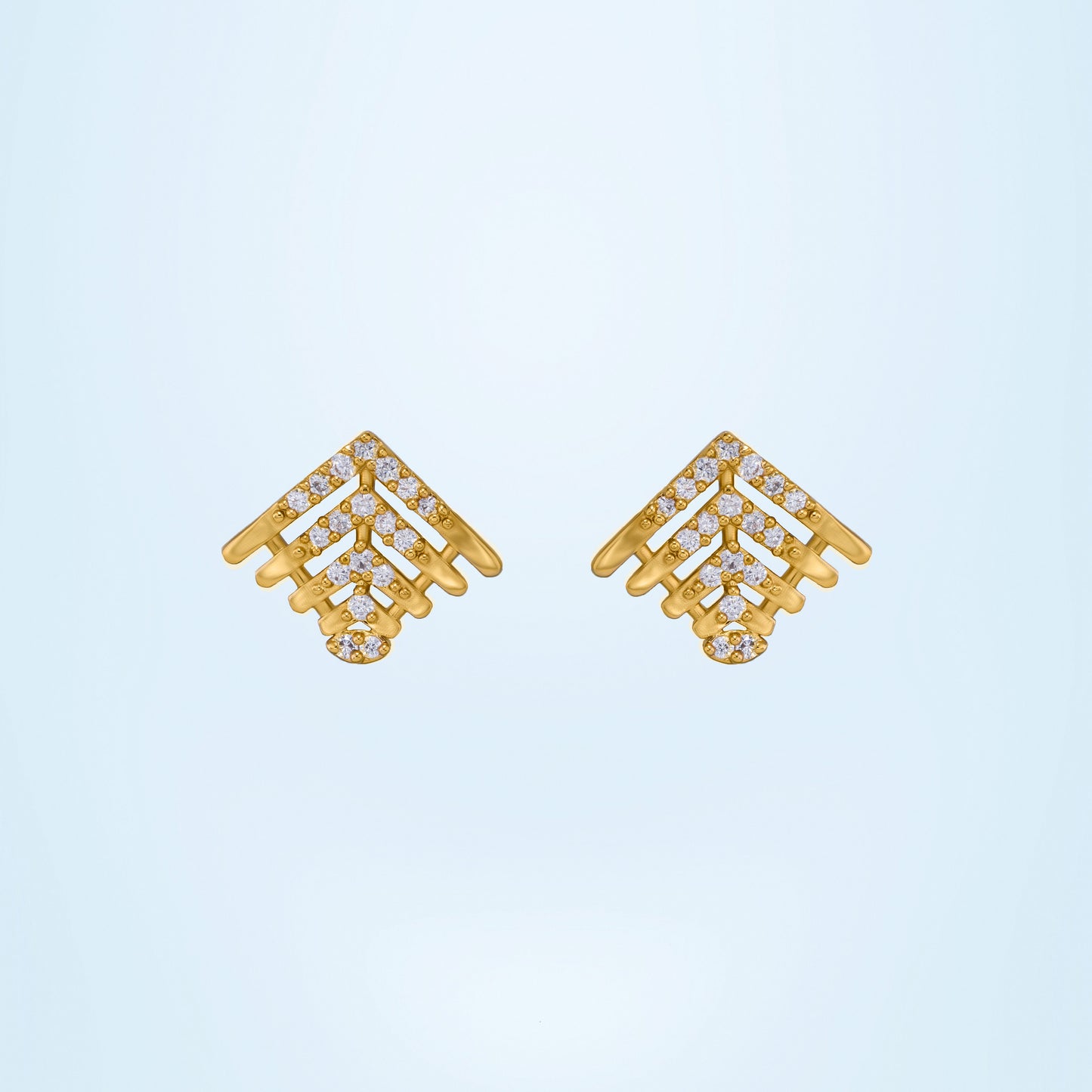 cascade spark earrings