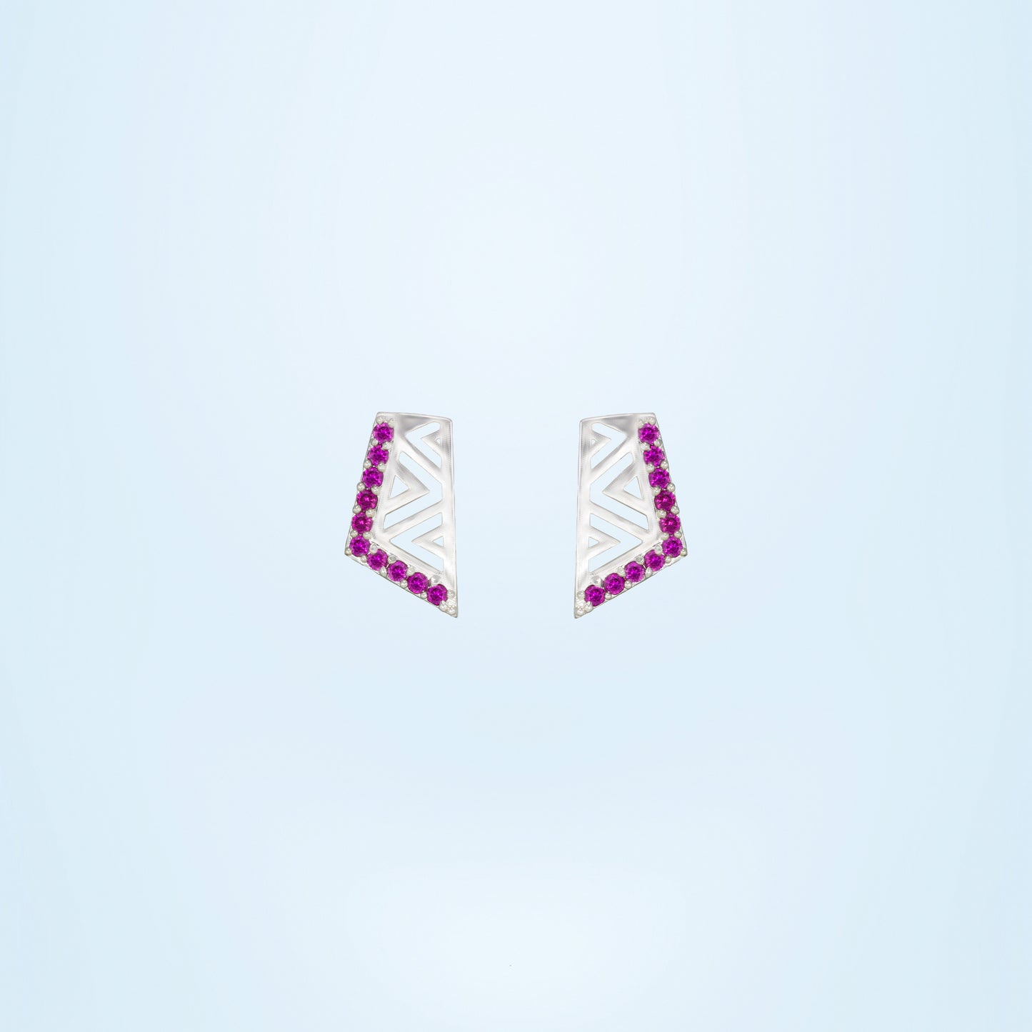 white geochic radiance stud