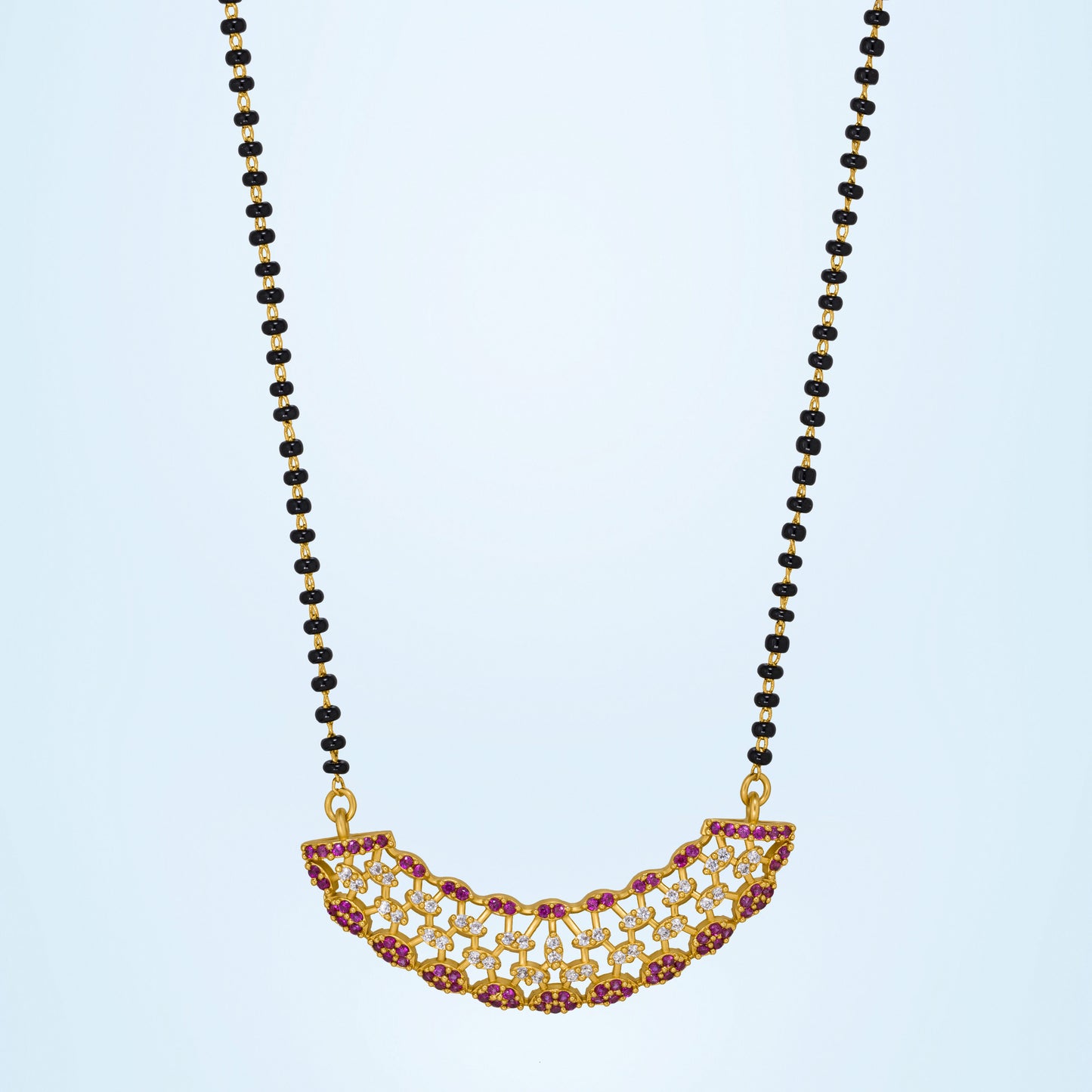 red blossom mangalsutra