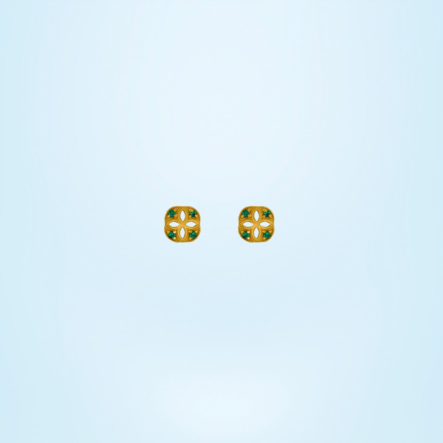 harmony square studs