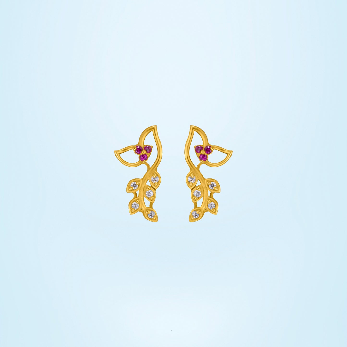 leafy grace earrings