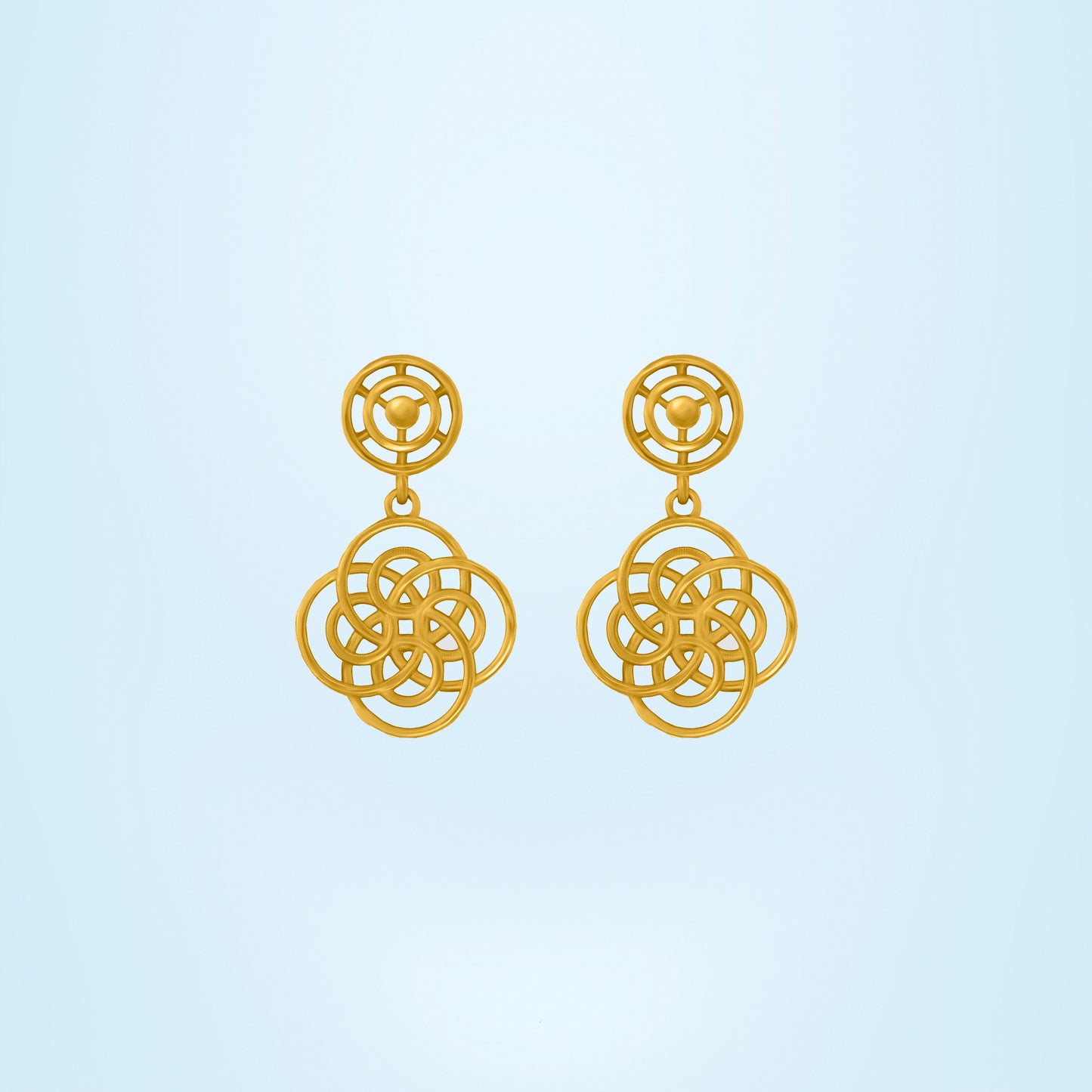 enigma filigree earrings