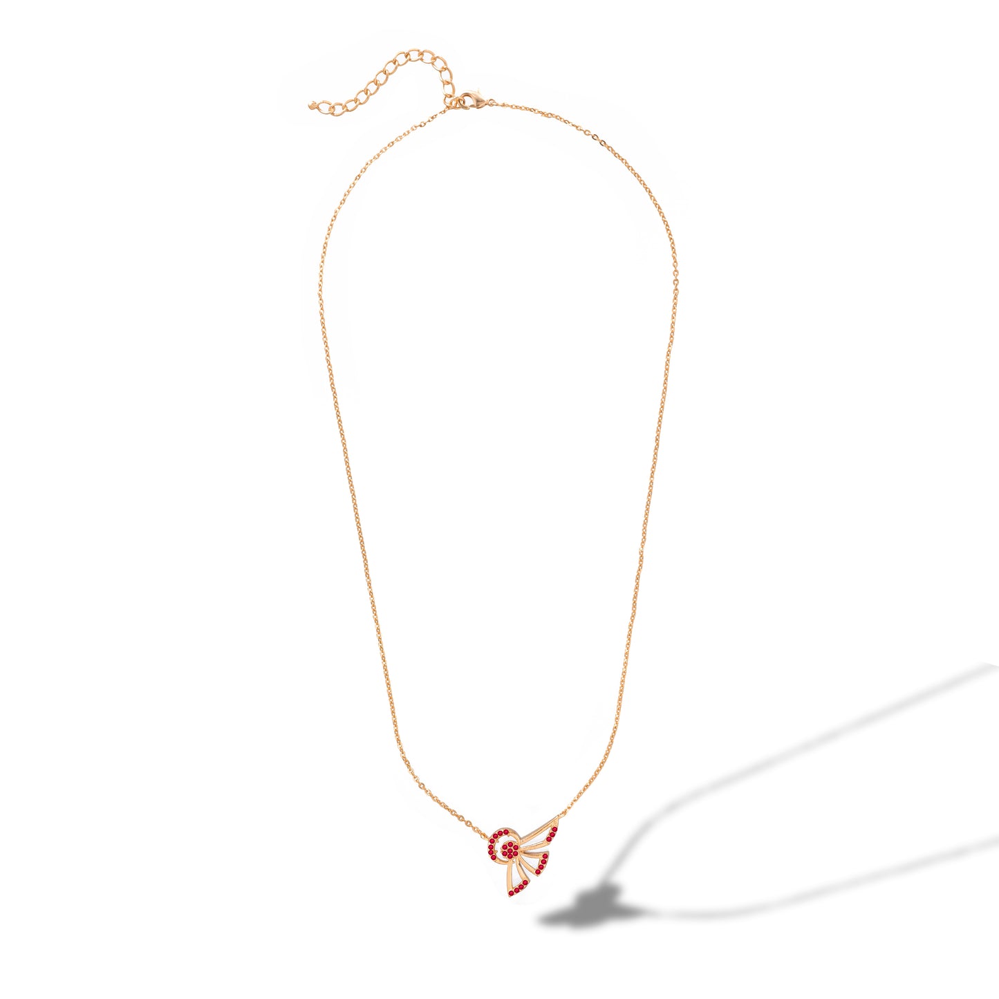 crimson bloom necklace