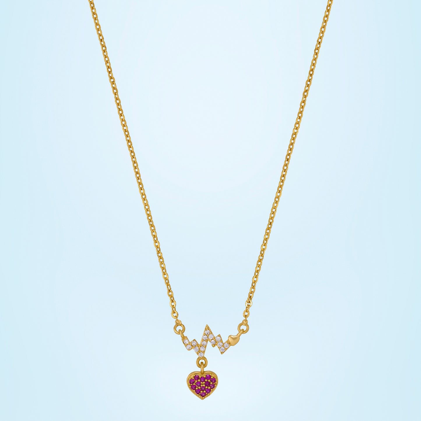 heartbeat love pendant