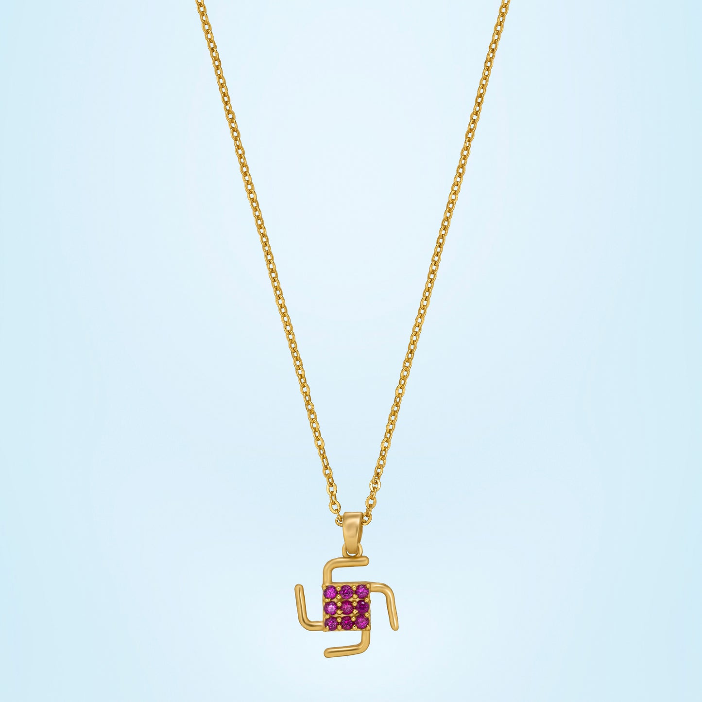 sacred swastik pendant