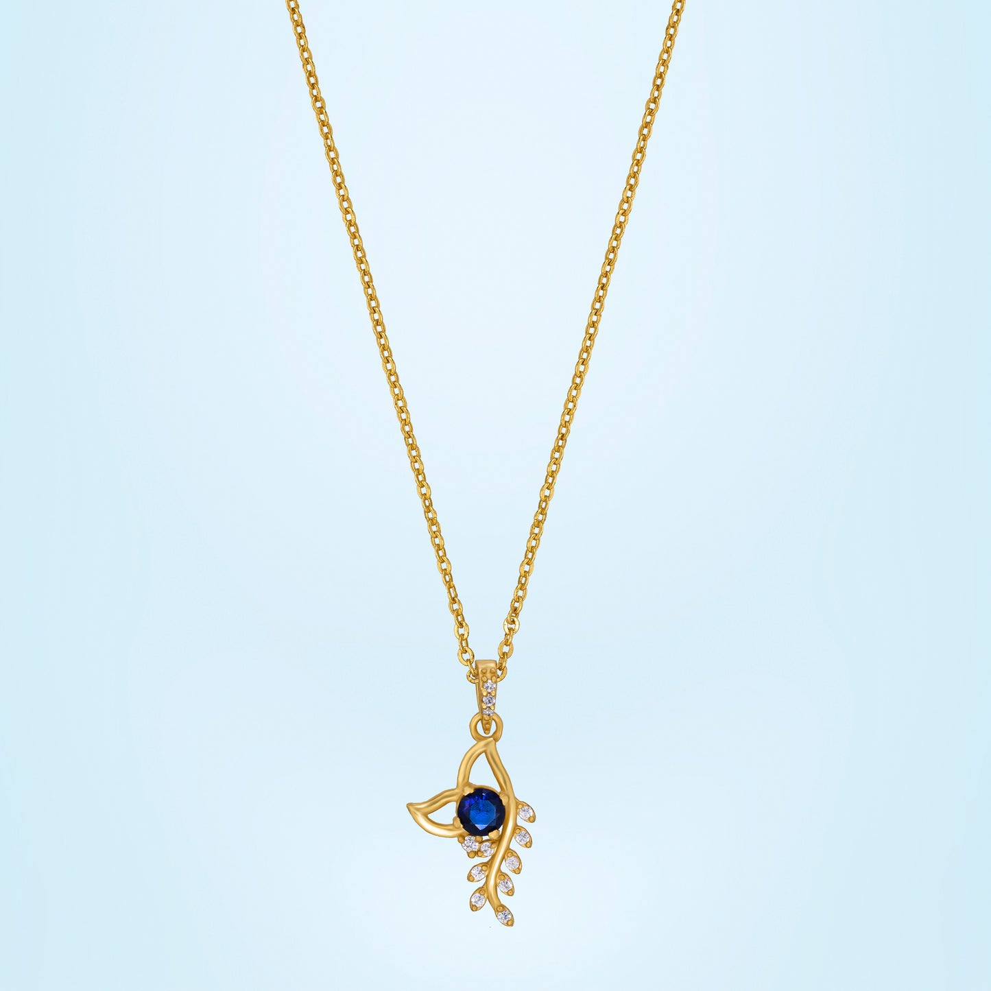 blue blossom pendant