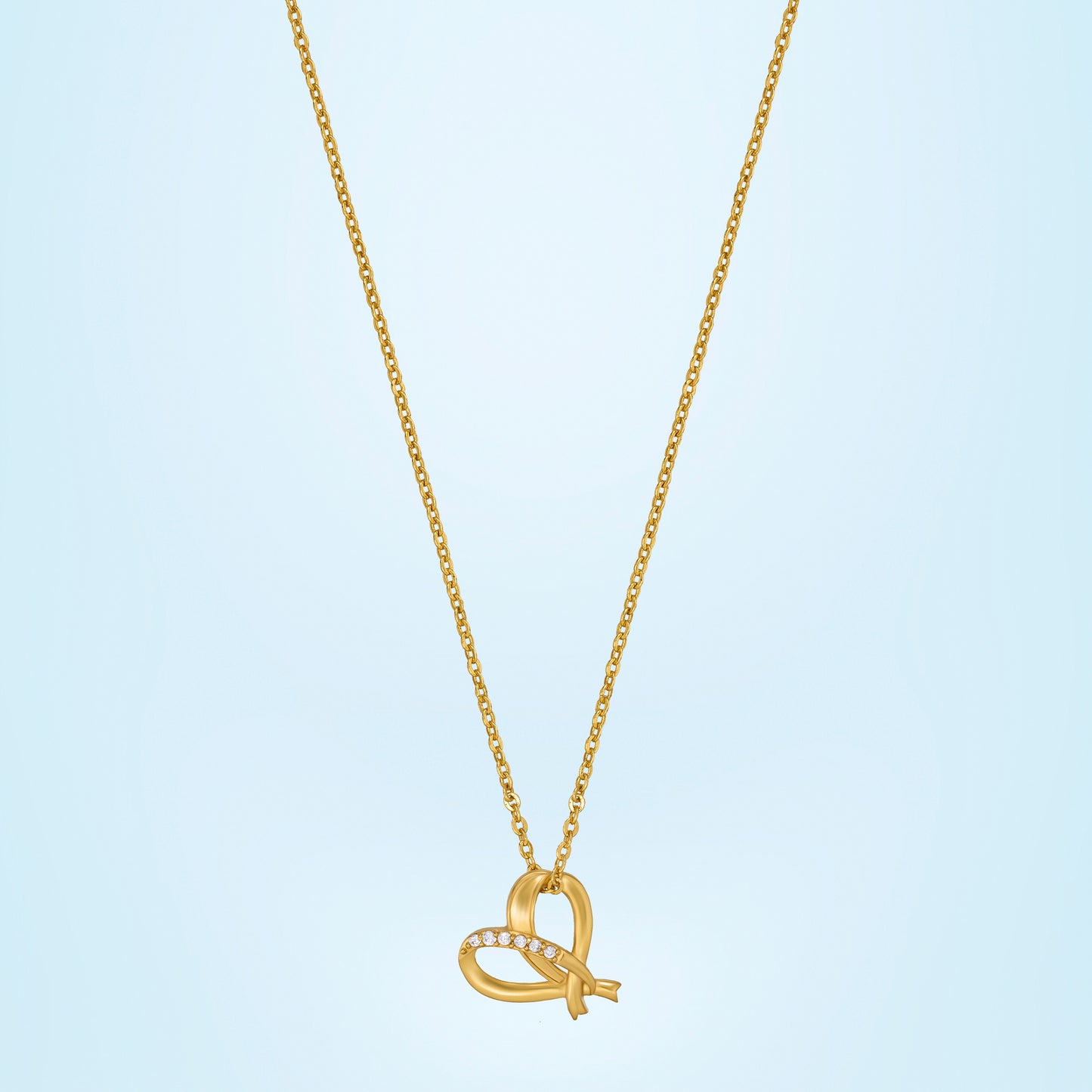 graceful heart pendant