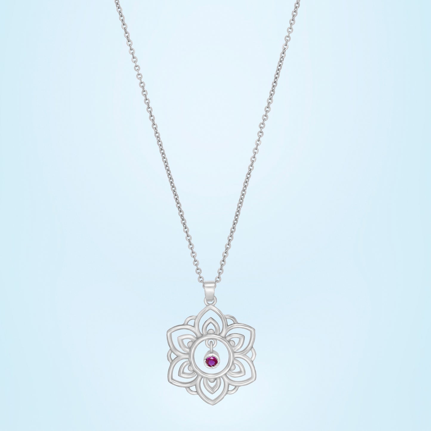 silver teardrop necklace