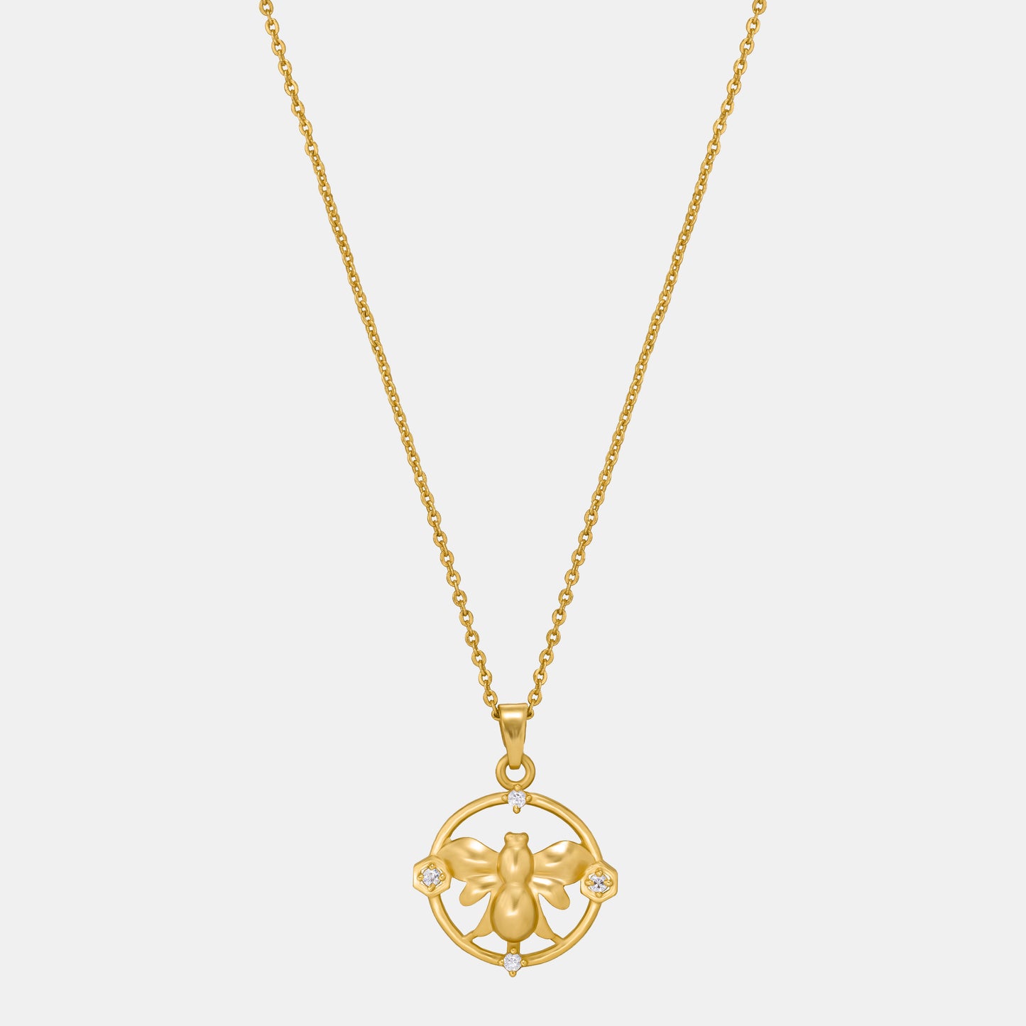 golden necklace with a turtle on it