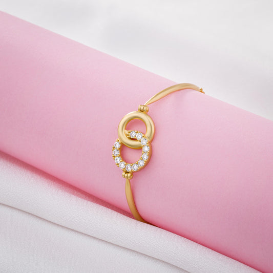 Golden Bracelet with Diamond