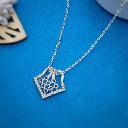 Silver Square Pendant