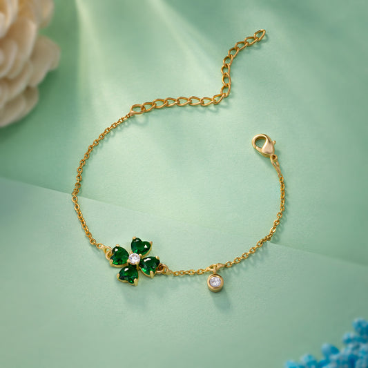 Four Petal Golden Bracelet