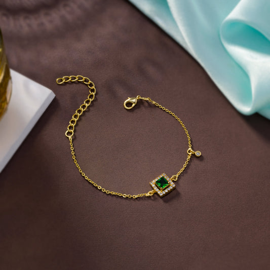 Green Regal Radiance Bracelet