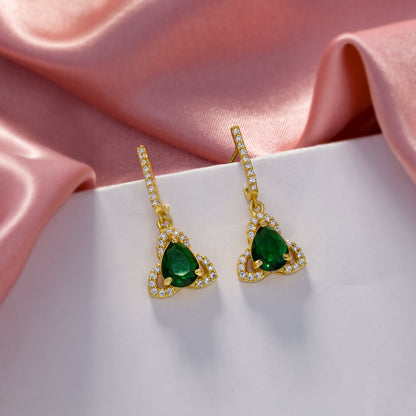 Green Heritage Glow Earring