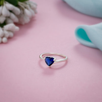 Silver Heart Ring