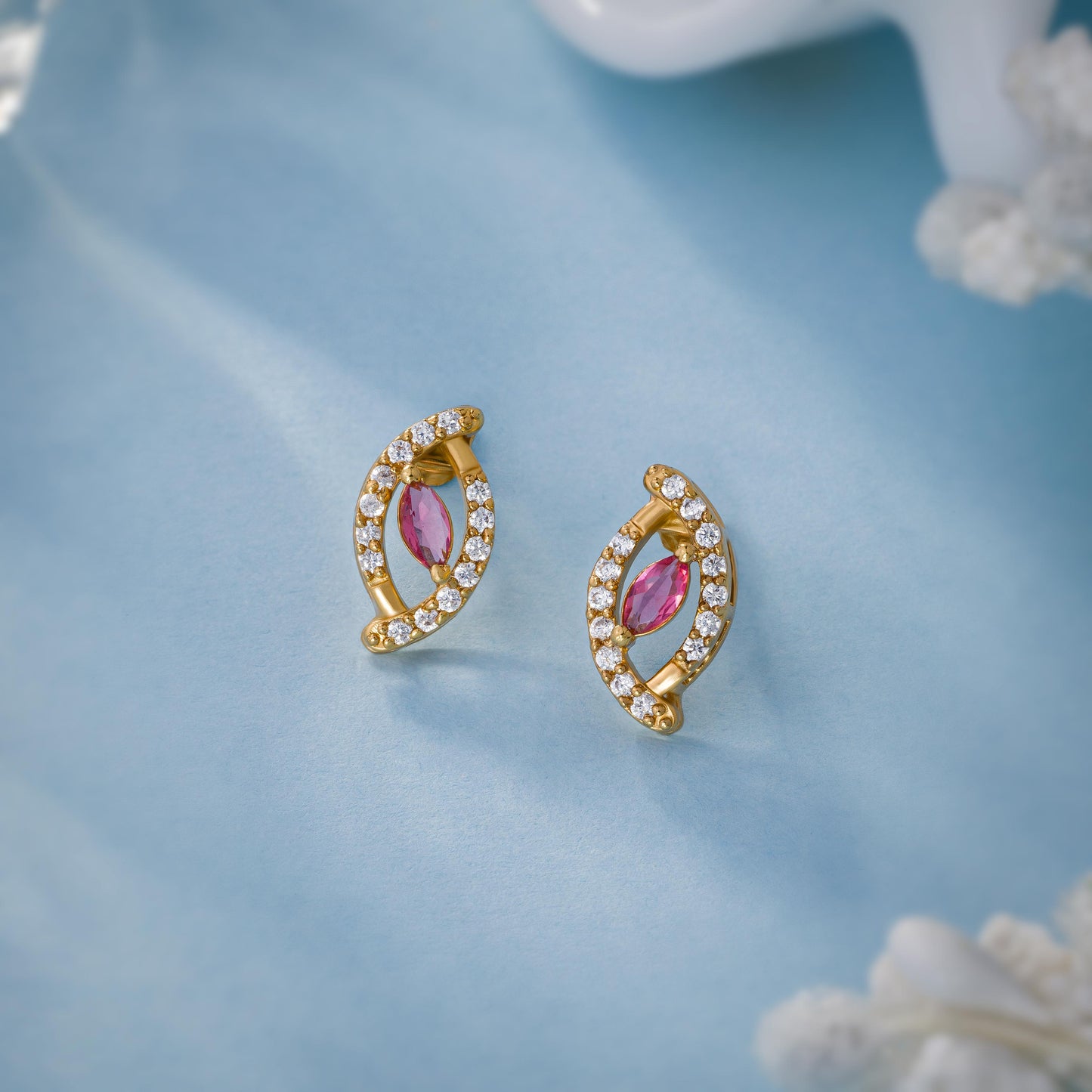 stunning pair of diamond earrings