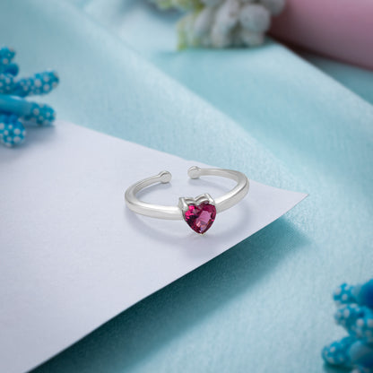 Silver Heart Ring