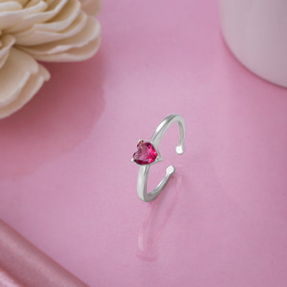 Silver Heart Ring