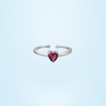 Silver Heart Ring