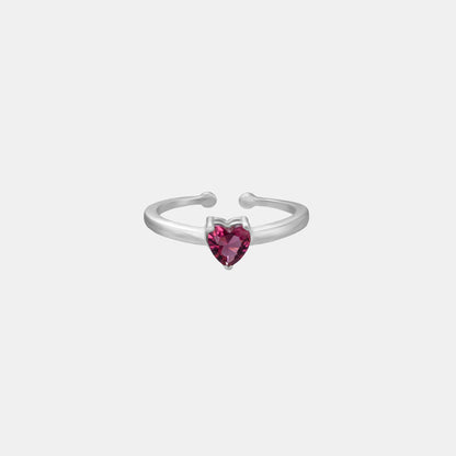 Silver Heart Ring