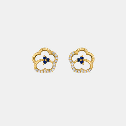 Blue Clover Sparkle Studs