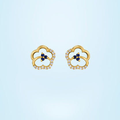 Blue Clover Sparkle Studs