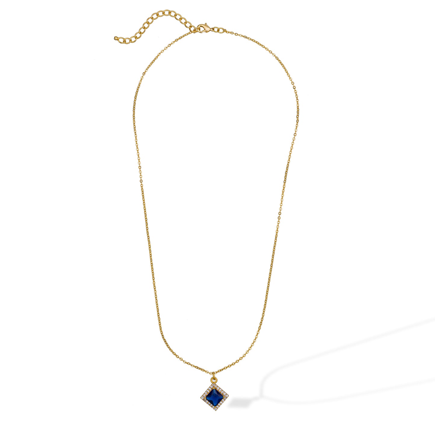 blue sapphire radiance pendant