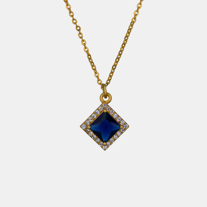 Blue Sapphire Radiance Pendant