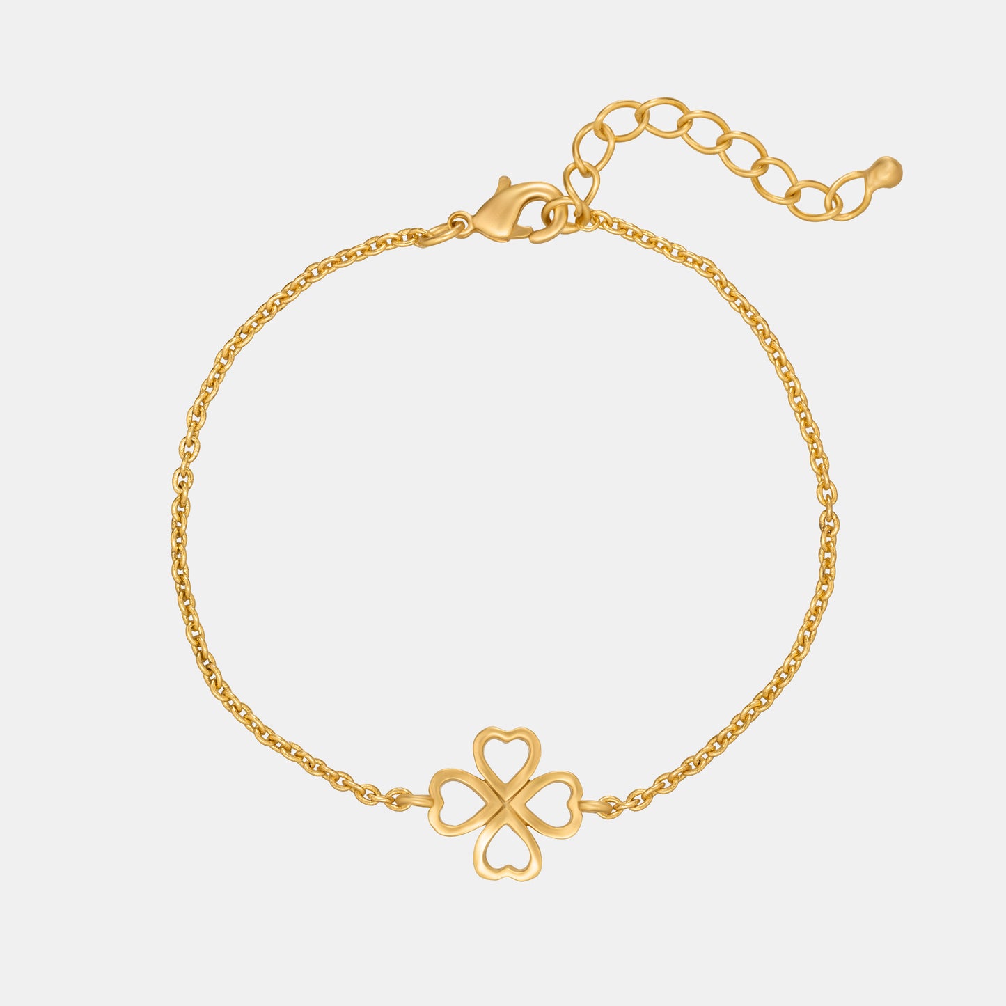 golden two crosses bracelet