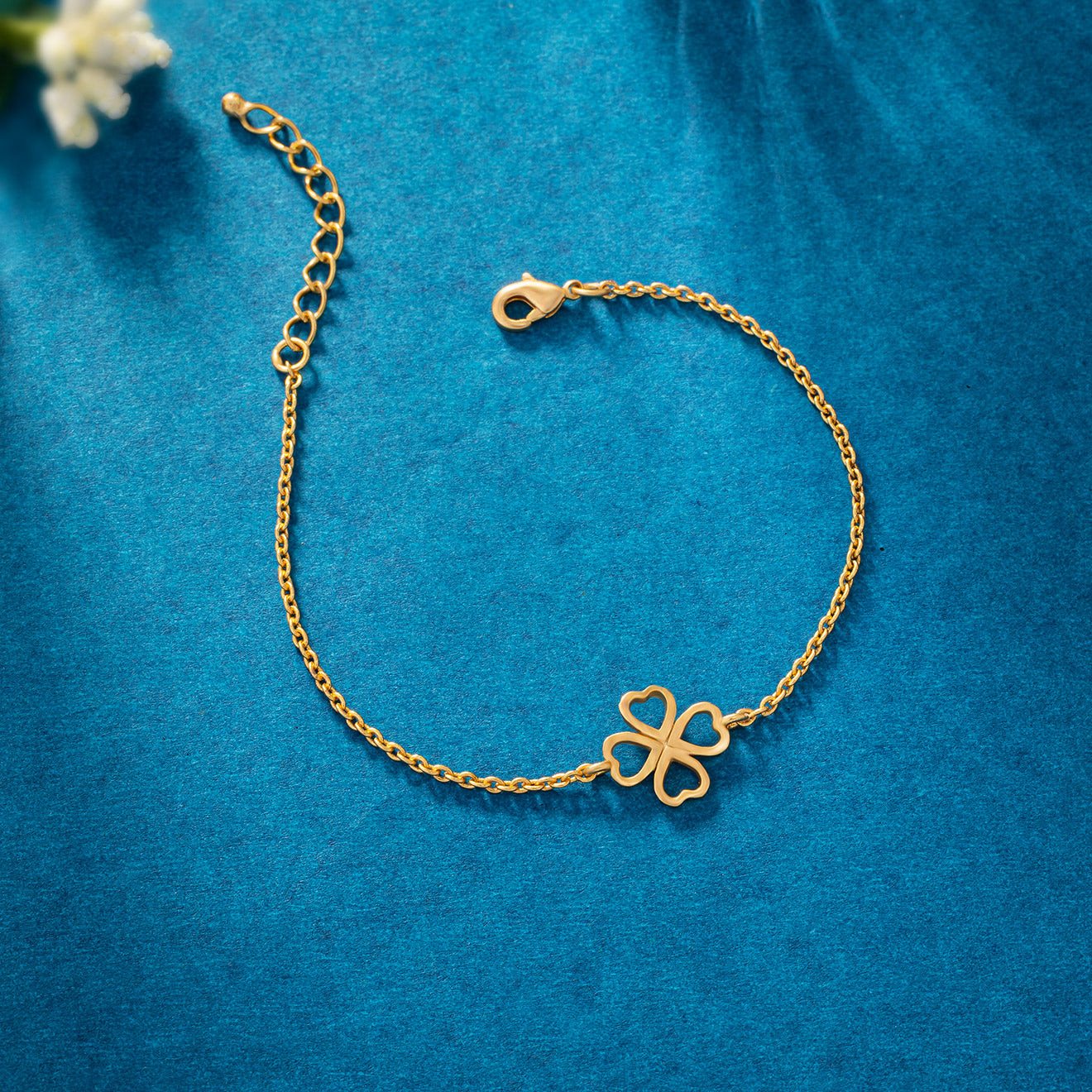 golden two crosses bracelet