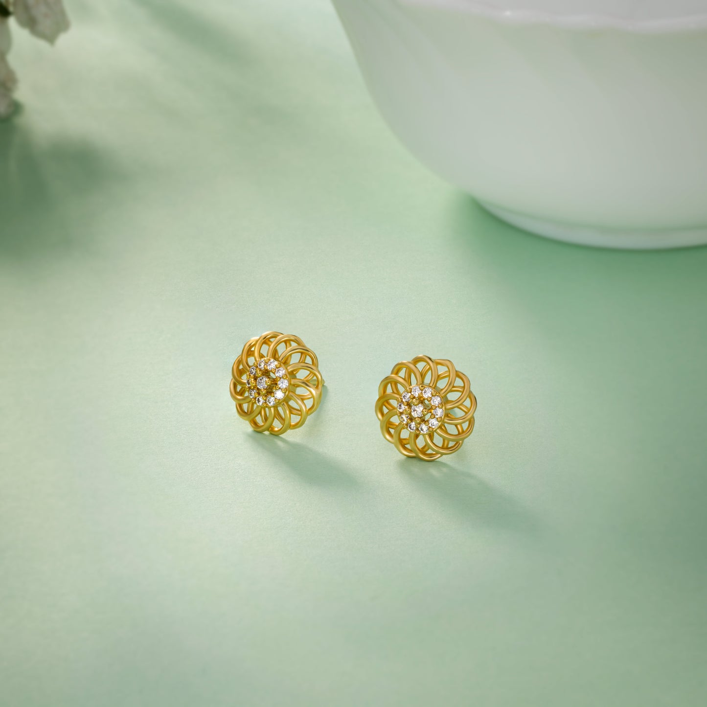 radiant bloom earrings