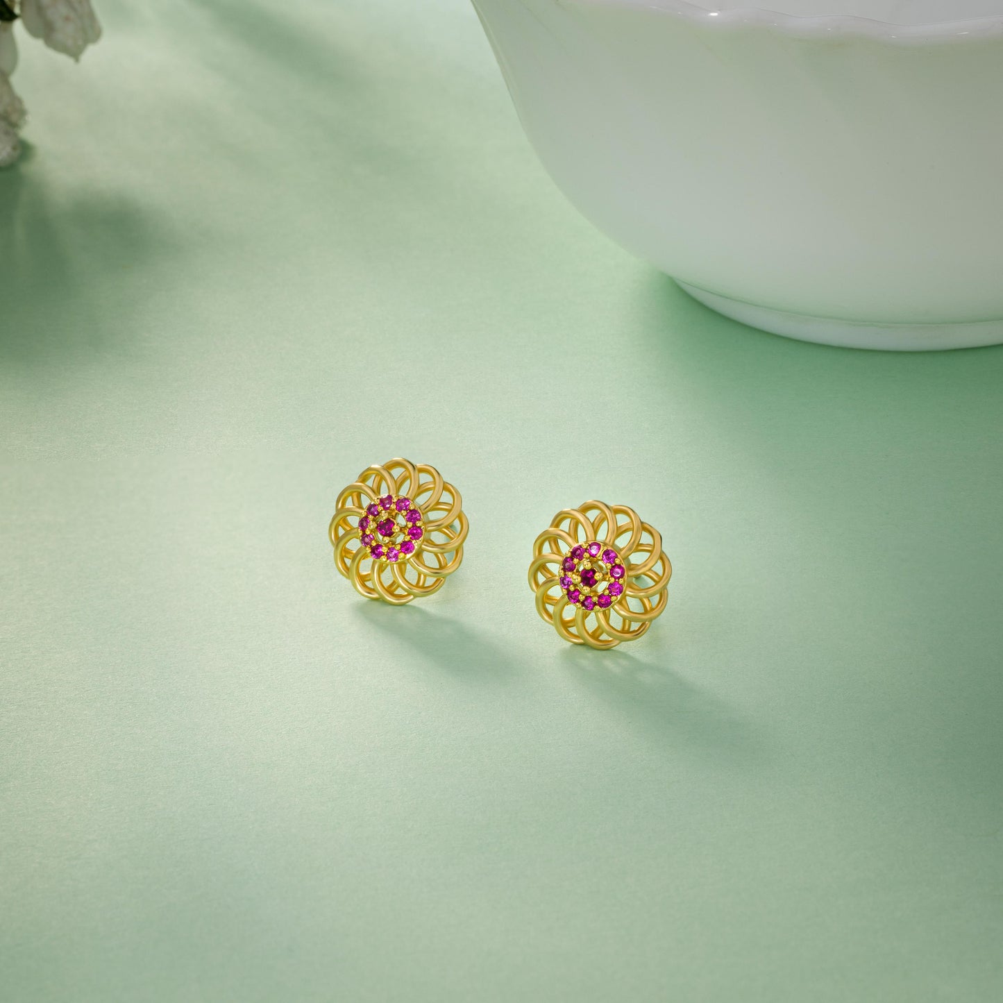 radiant bloom earrings