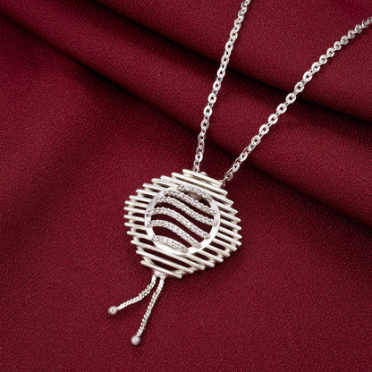 Silver Diamond Necklace