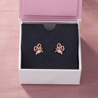 Butterfly Earring Rose Gold and Diamonds