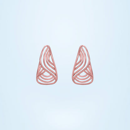 Pair of Rose Gold Earrings