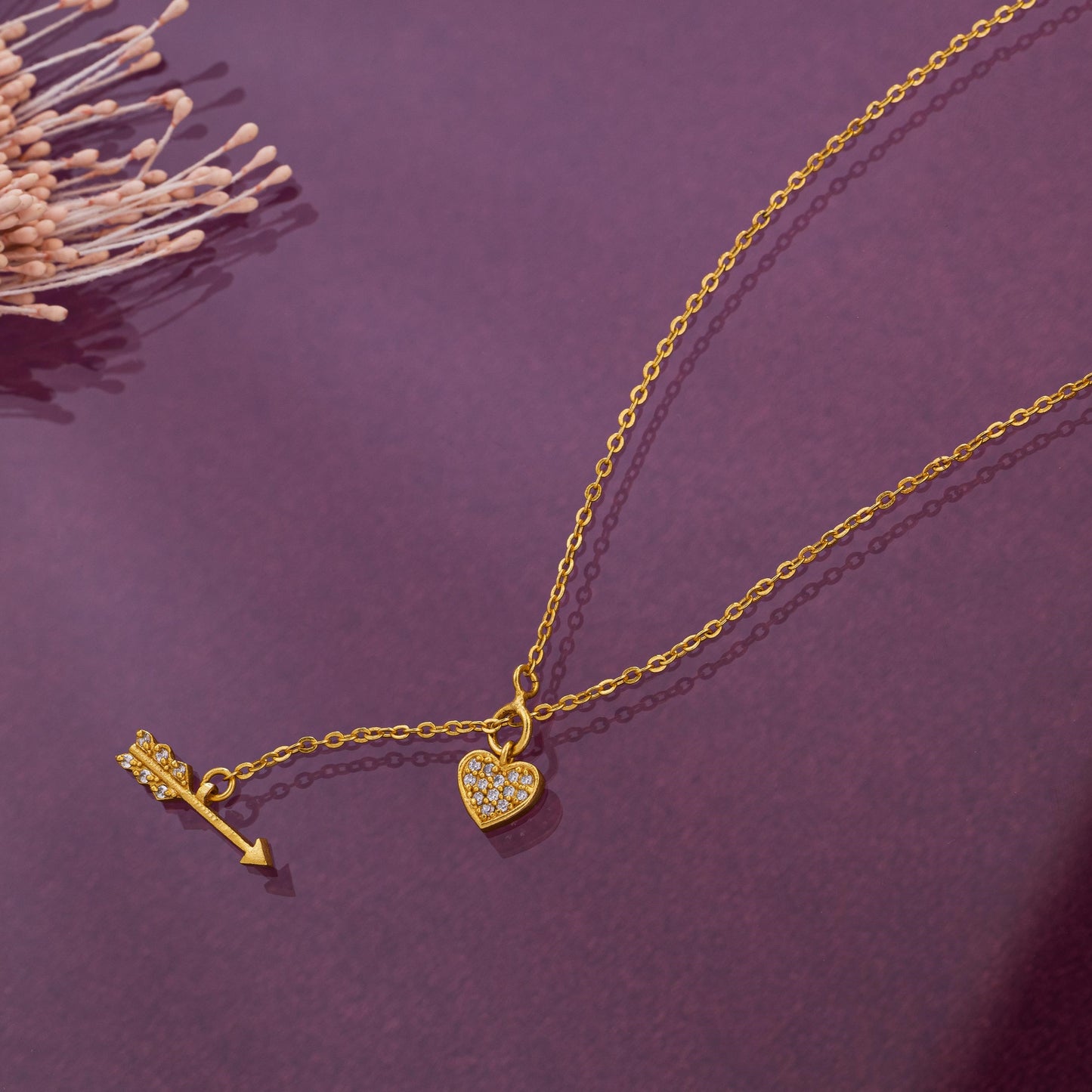 celestial golden necklace