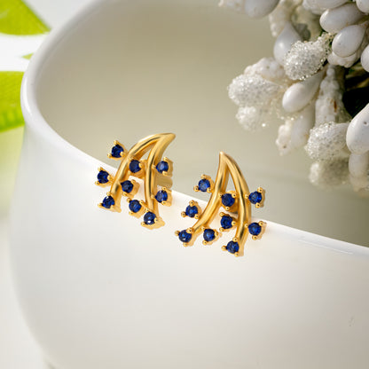 Blue Stellar Orbit Earrings