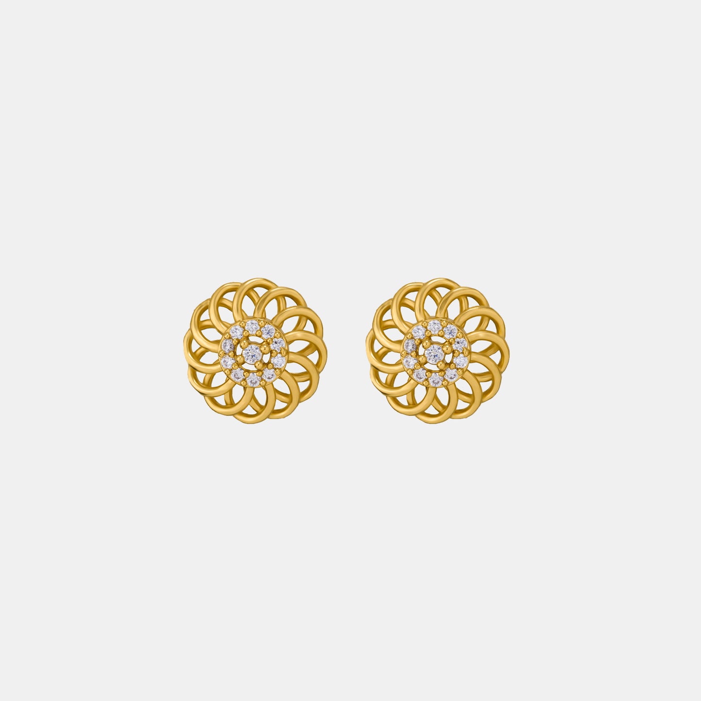 radiant bloom earrings