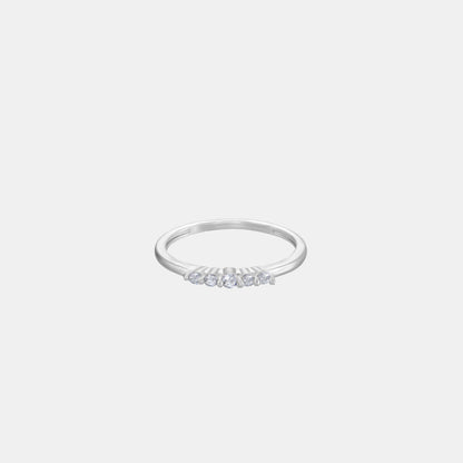 Silver Ring with a Diamond on it